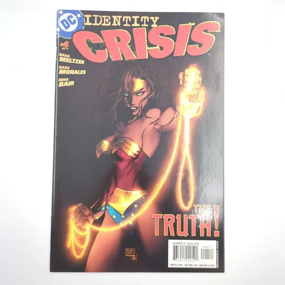 Identity Crisis Comic Lot of 4 Issues #1 2 4 7 DC Comics Modern Age Superman VF